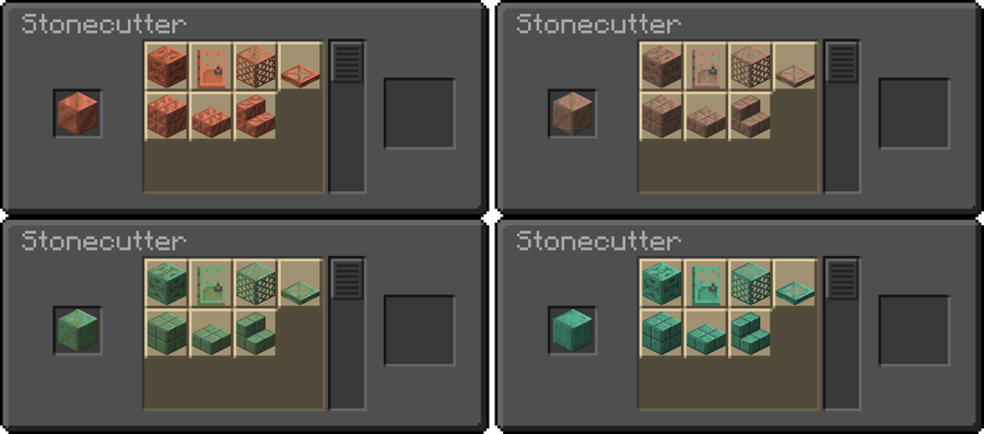Медные блоки Улучшенная камнерезка