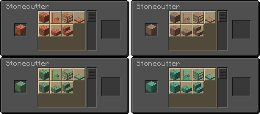 Медные блоки Улучшенная камнерезка